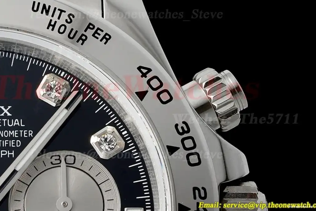 126509 SH4131 QF Super 40mm Daytona Black Dia SS Clone SS 0414
